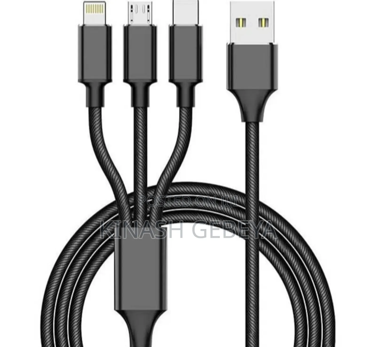 1.4 Meter 3 in 1 USB Fast Charging Cable