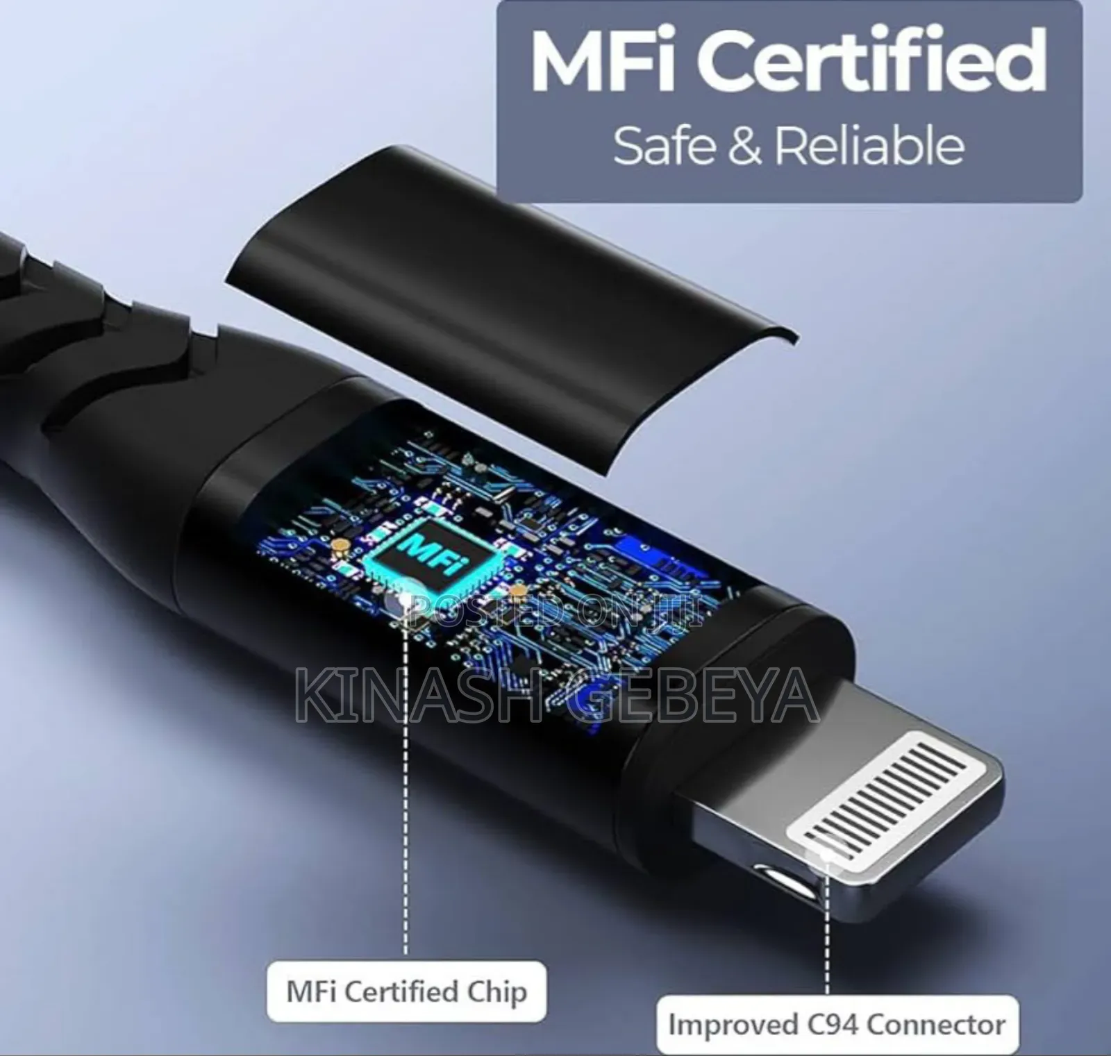 1.4 Meter 3 in 1 USB Fast Charging Cable