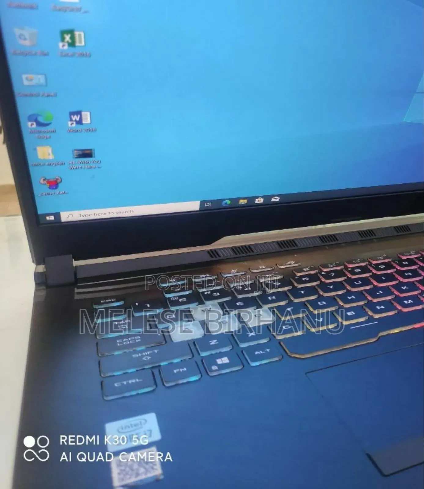 New Laptop Asus ROG Strix G15 16GB Intel Core I7 SSD 512GB