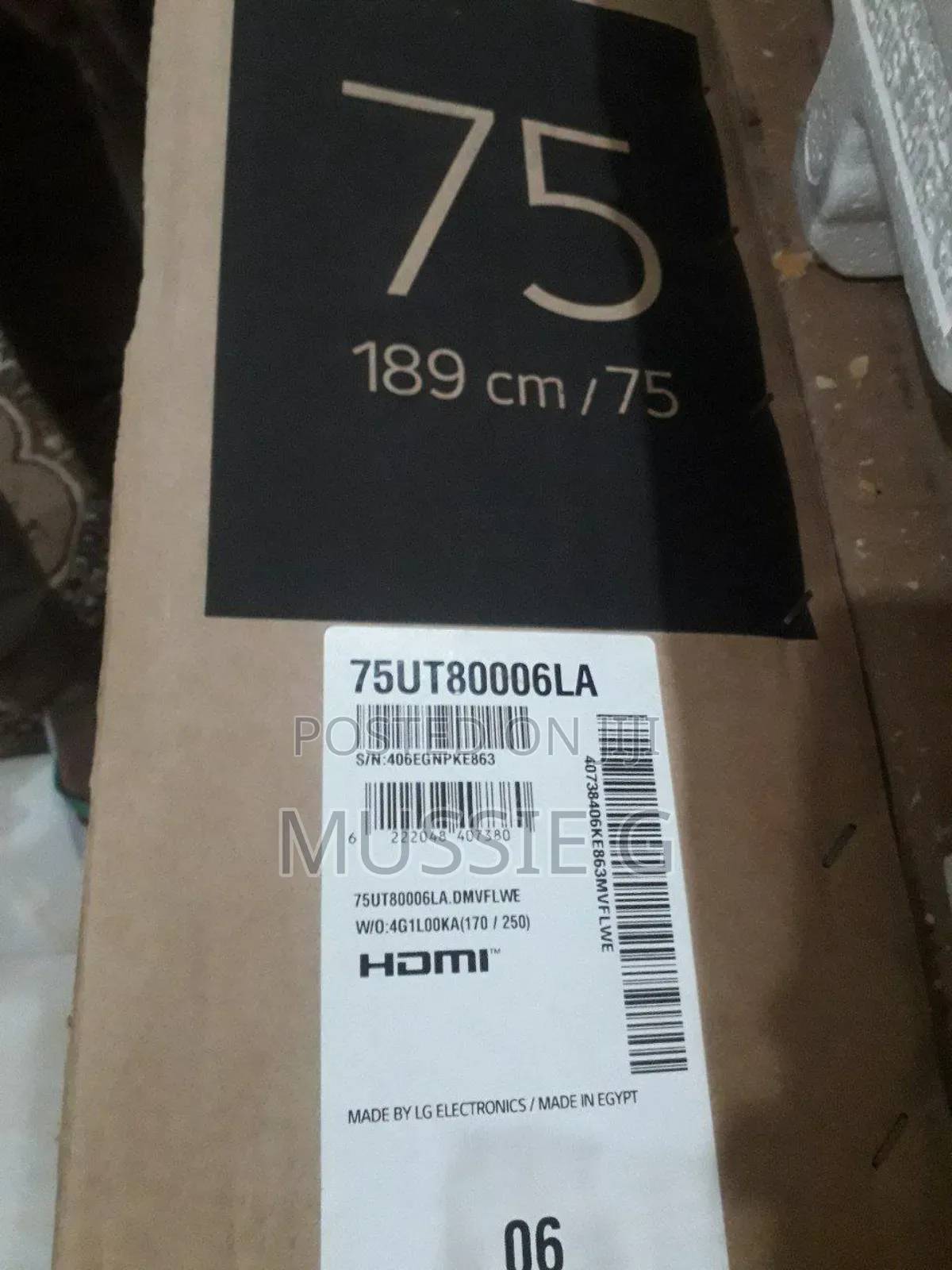 LG 75' Inch TV (2024)