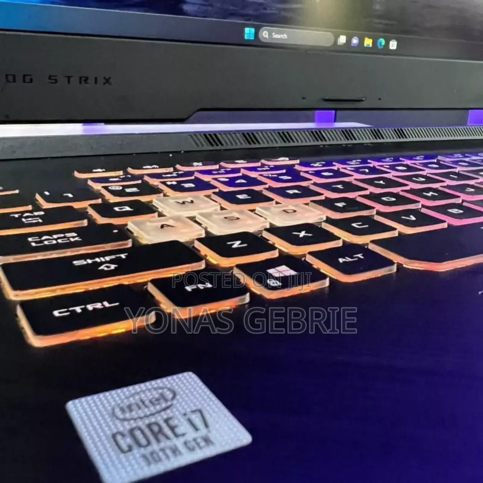 New Laptop Asus ROG Strix G15 16GB Intel Core I7 SSD 512GB