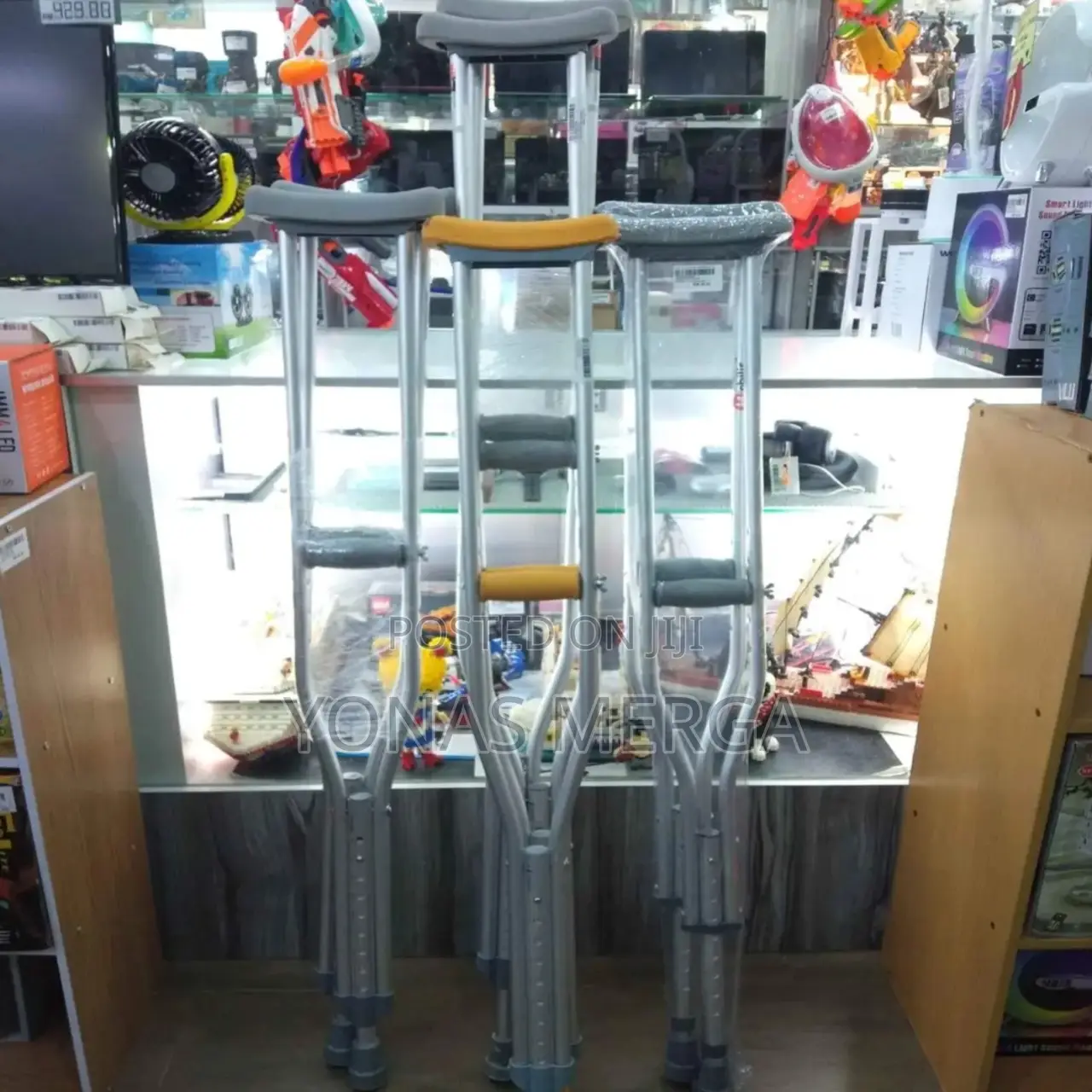 Underarm Crutches for Disabled 4'6"-5'2"喂aluminum Adjustable