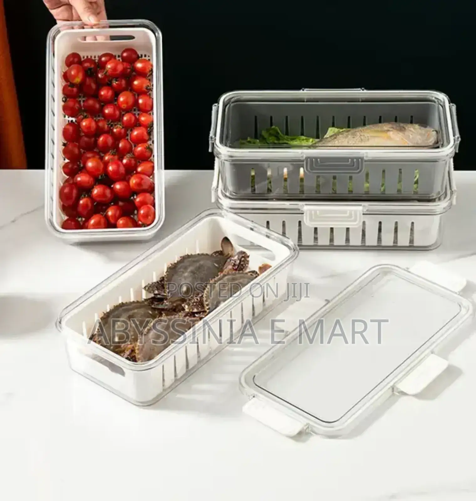 4pcs Acrylic Containers