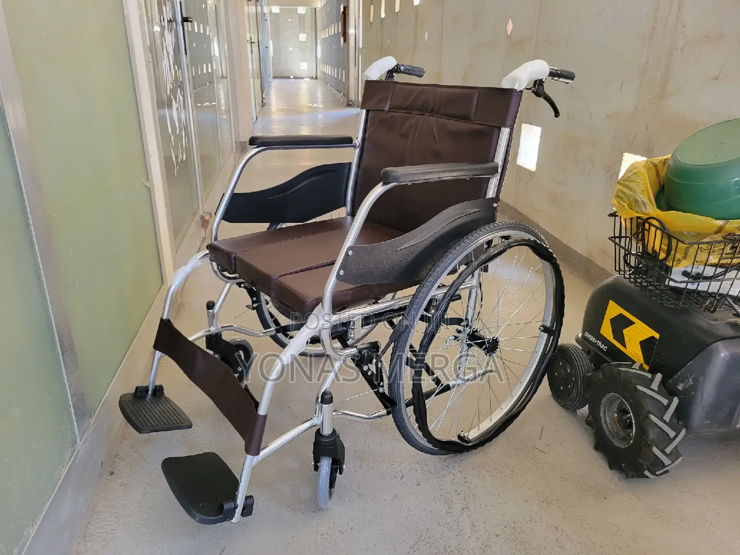Leather Toilet Wheelchair Integrated Wheelchair鼇wilcherዊልቼር