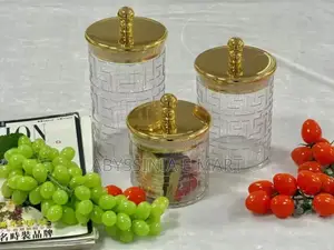 3 Sets Acrylic Storage Containers