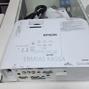 EPSON Projector
Model Name: EB -X49
Has Bag and Remote