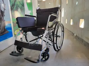 Hospital Wheelchair顛toilet Wheelchair卬self-Brak,Safe Reable