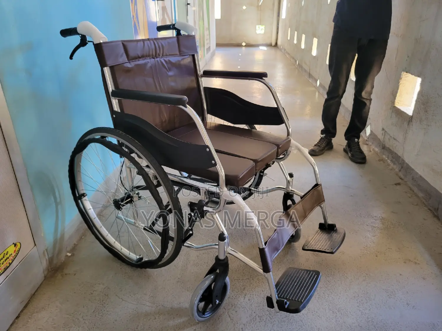 Popo Wheelchair魂wheelchair幾the Foldable Design Makes It Easy