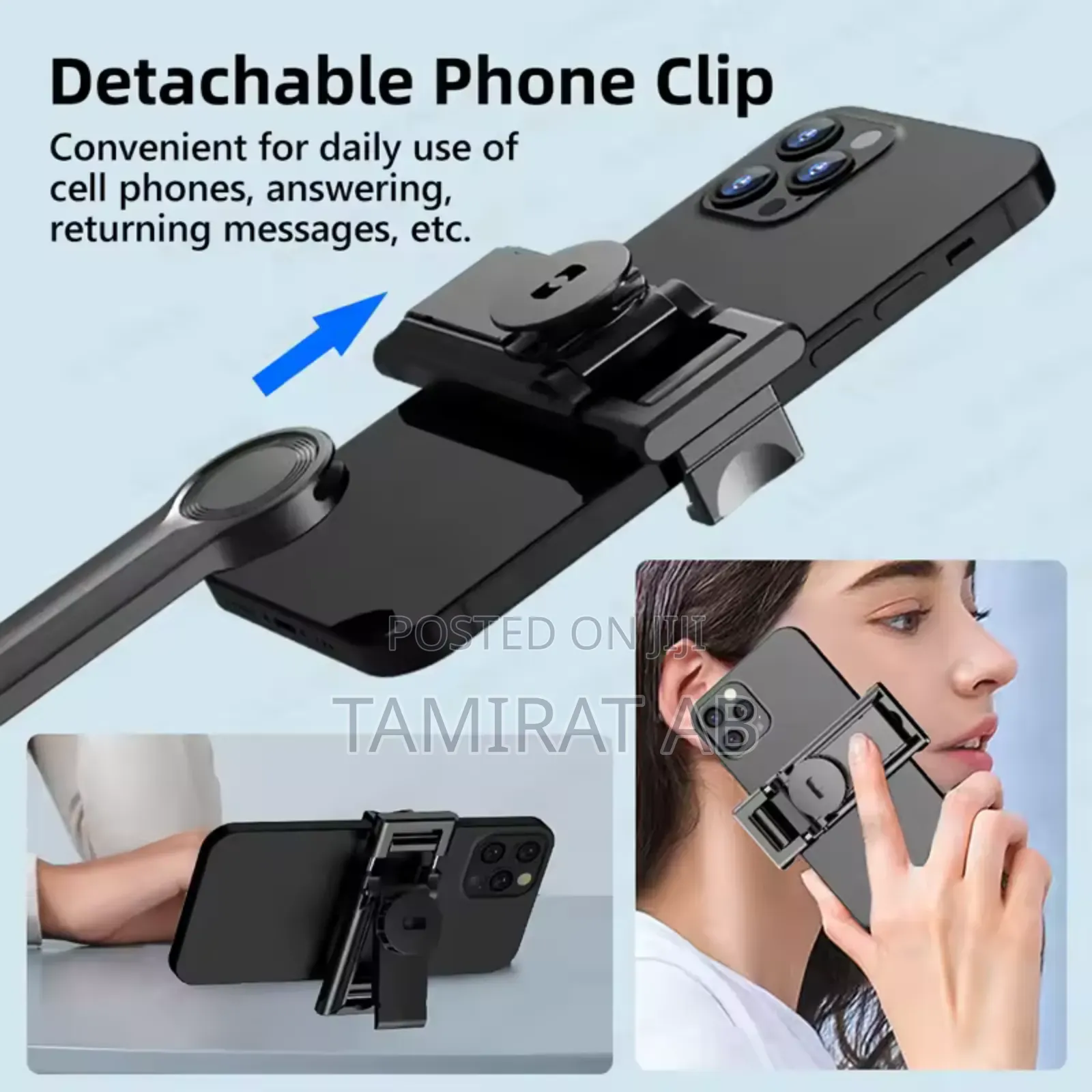 C03 Octopus Flexible Tripod, Selfie Stick Detachable Holder