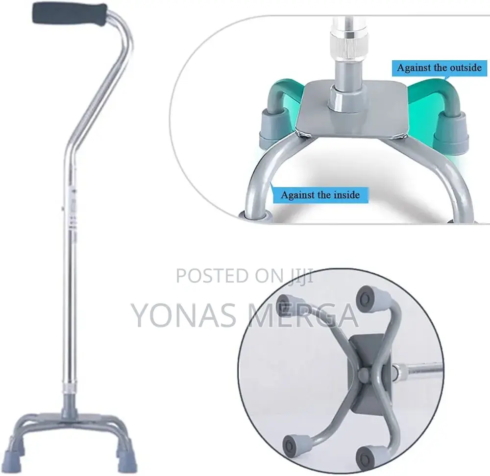 Extra-Strong base Aluminium Walking Stick cane walker