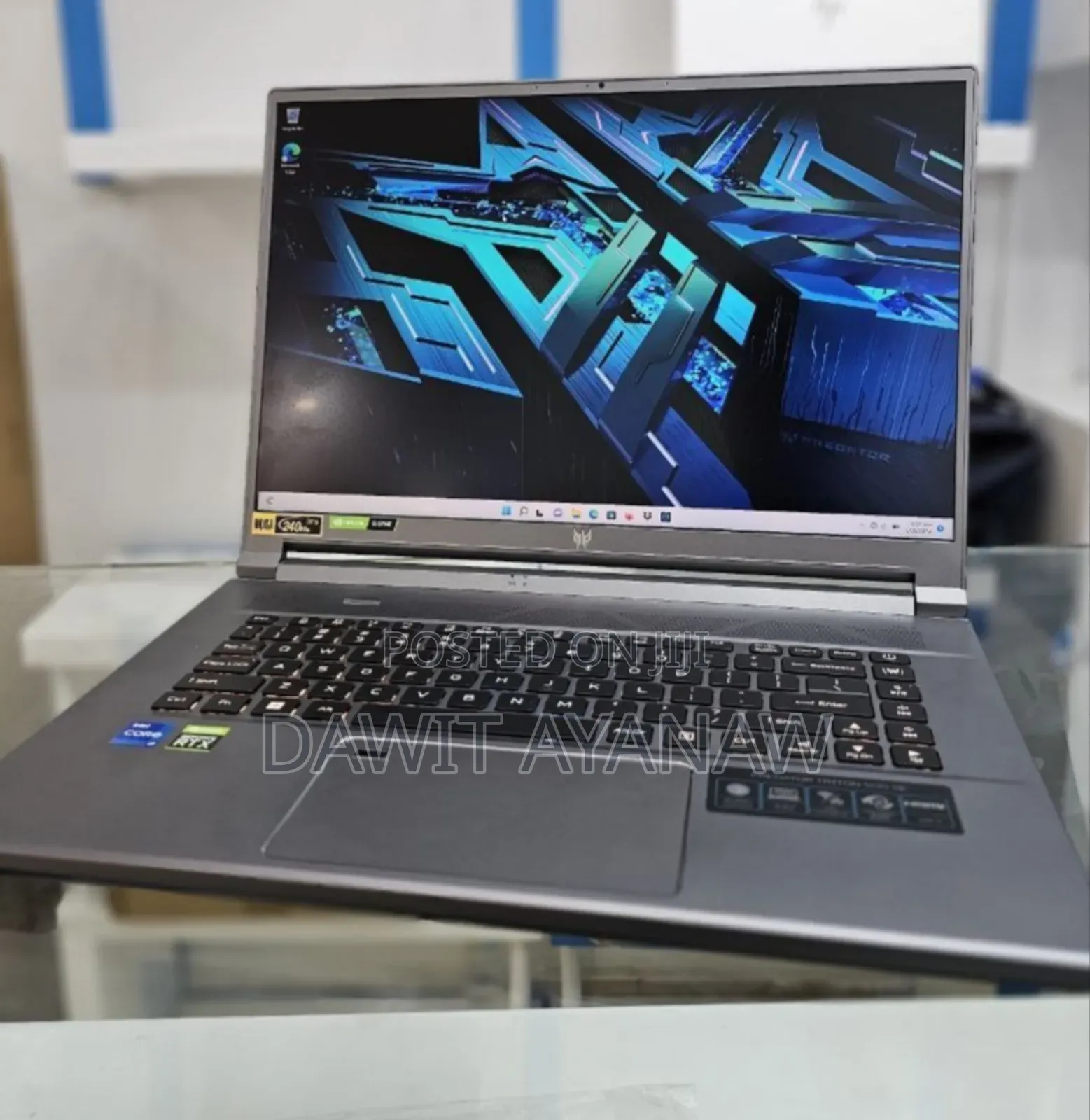 New Laptop Acer Predator Helios 300 16GB Intel Core I7 SSD 2T