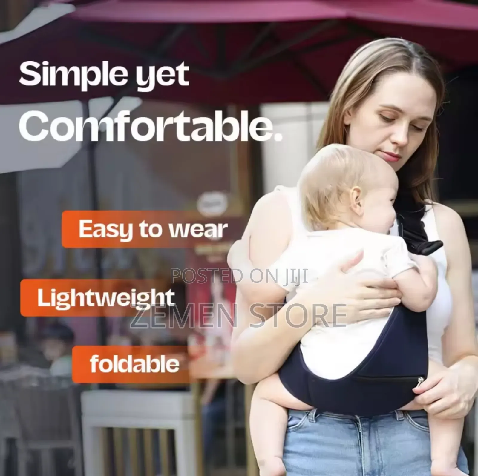 Portable Baby Sling Carrier – Lightweight Easy to Use