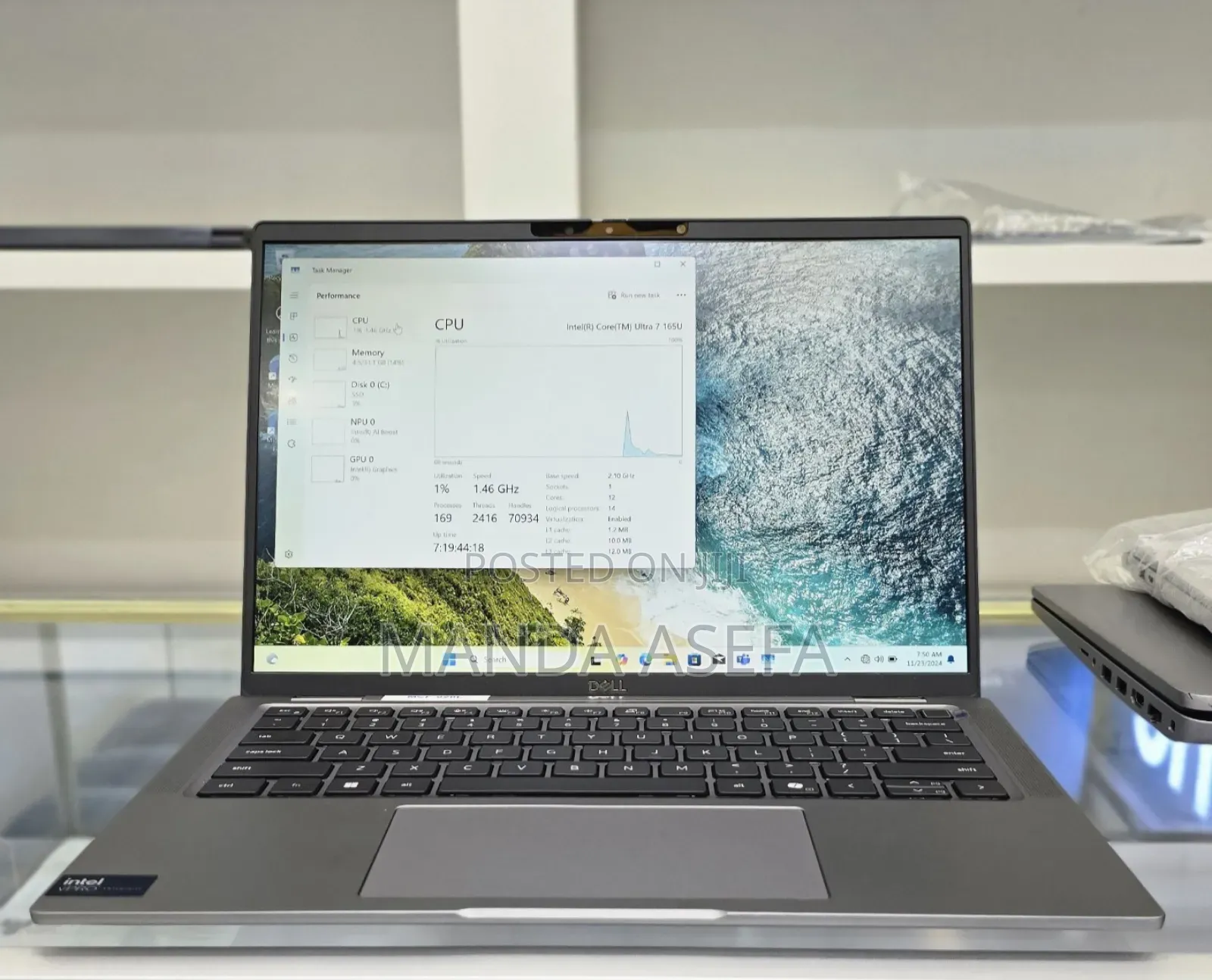 New Laptop Dell 32GB Intel Core Ultra 7 SSD 512GB