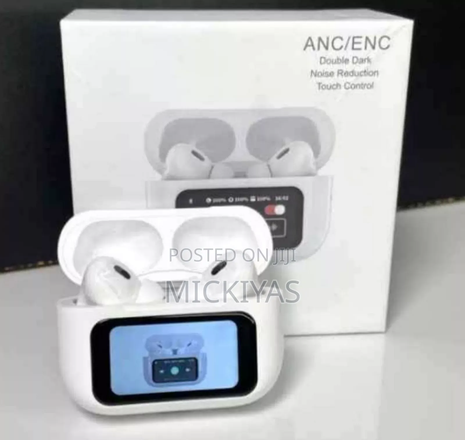 ANC/ENC Touch Display Noise Cancelling Earbuds