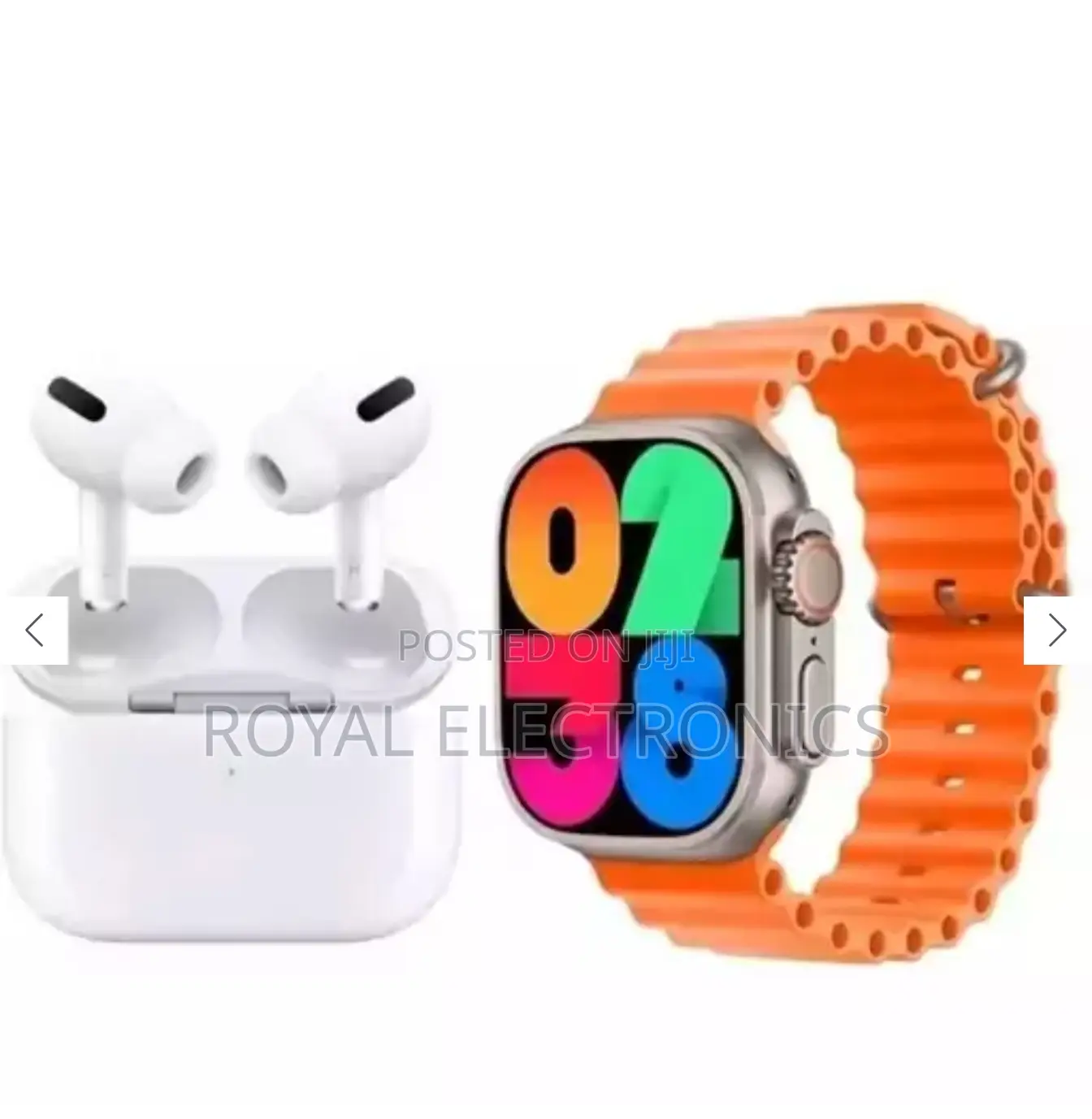 Ultra 9 Smart Watch + Airpods + One Extra Strap