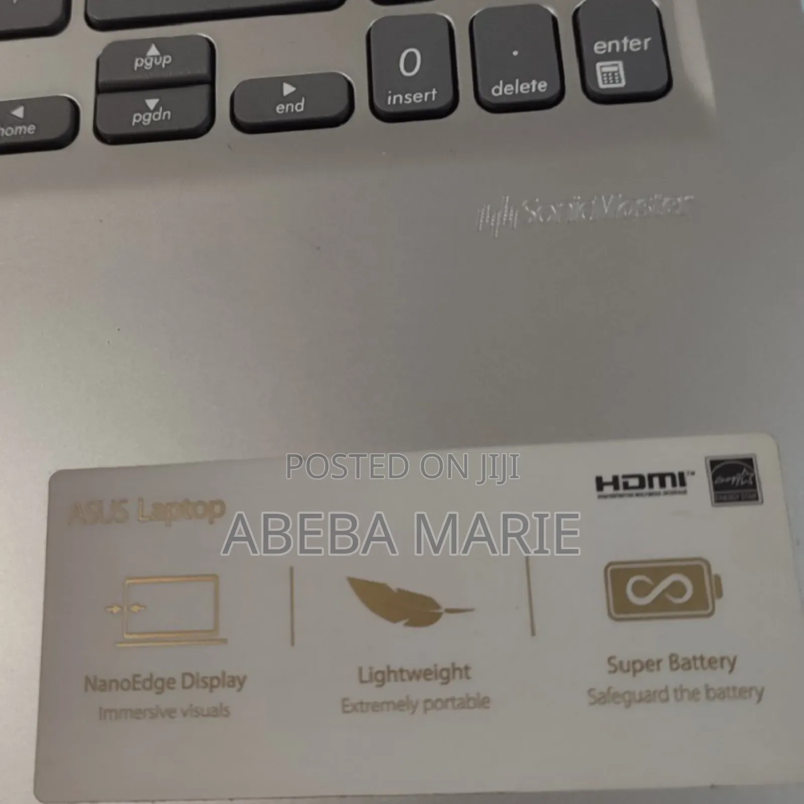 New Laptop Asus VivoBook 15 X505BA 8GB Intel Core I7 SSD 512GB