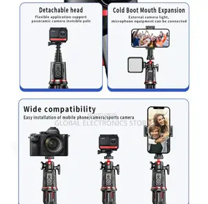 ብዙ አገልግሎቶች የያዘ Octupus Tripod ለስልክ ለካሜራም የሚሆን