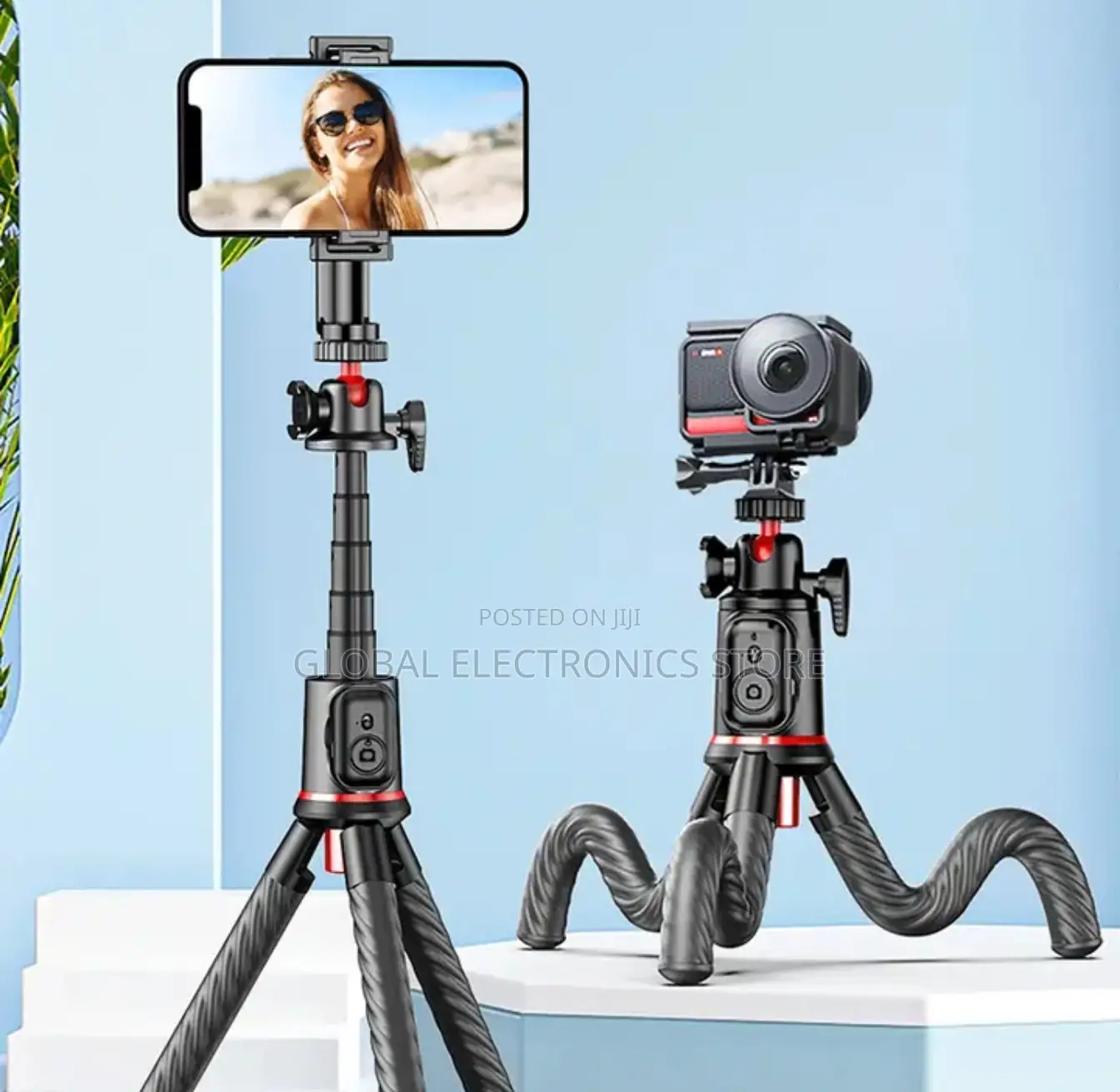ብዙ አገልግሎቶች የያዘ Octupus Tripod ለስልክ ለካሜራም የሚሆን