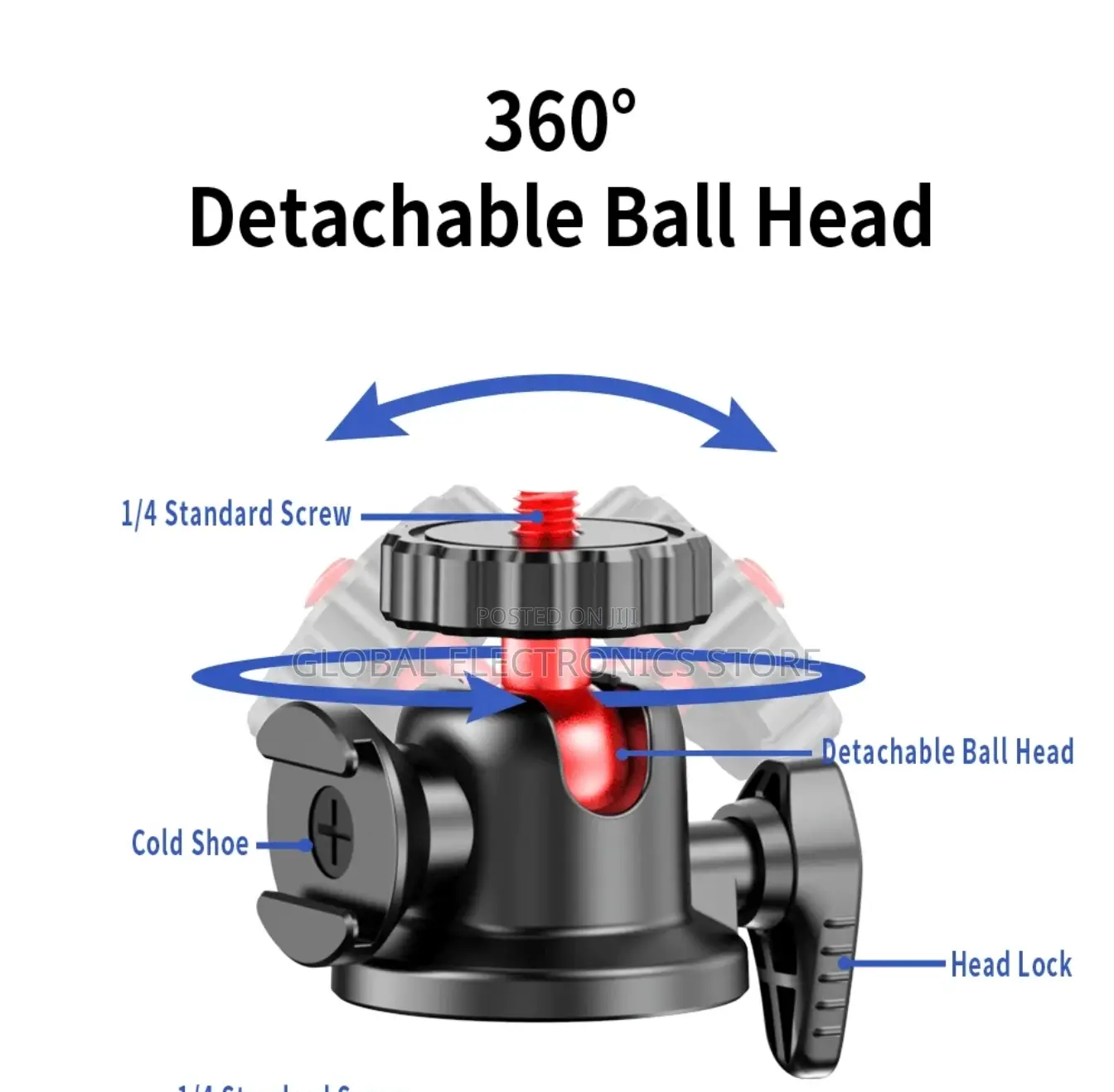 ብዙ አገልግሎቶች የያዘ Octupus Tripod ለስልክ ለካሜራም የሚሆን
