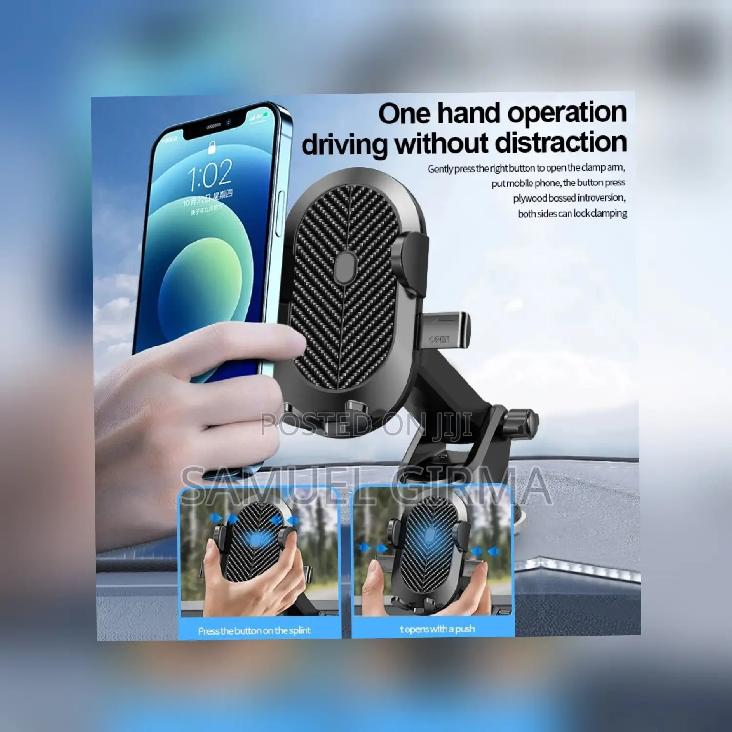 Rotatable Car Phone Holder Will Securely Holds Your Mobile
