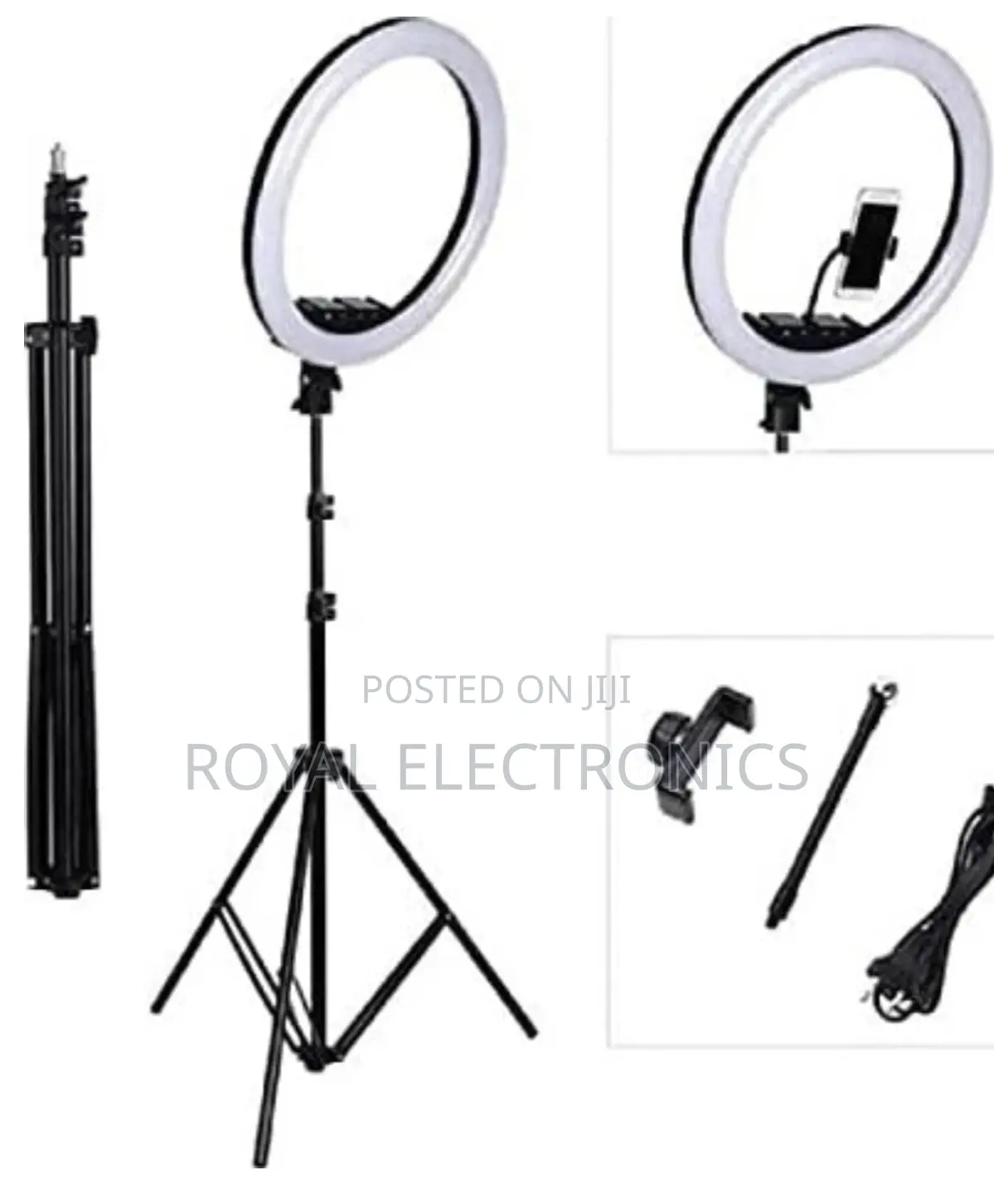 16 Inch LED RGB Ring Light With 7ft Foldable Tripod,
