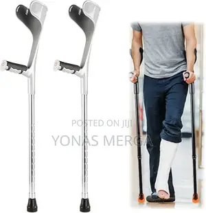 Photo - Crutches: Adjustable 10 Height to Meet a Variety of Heights