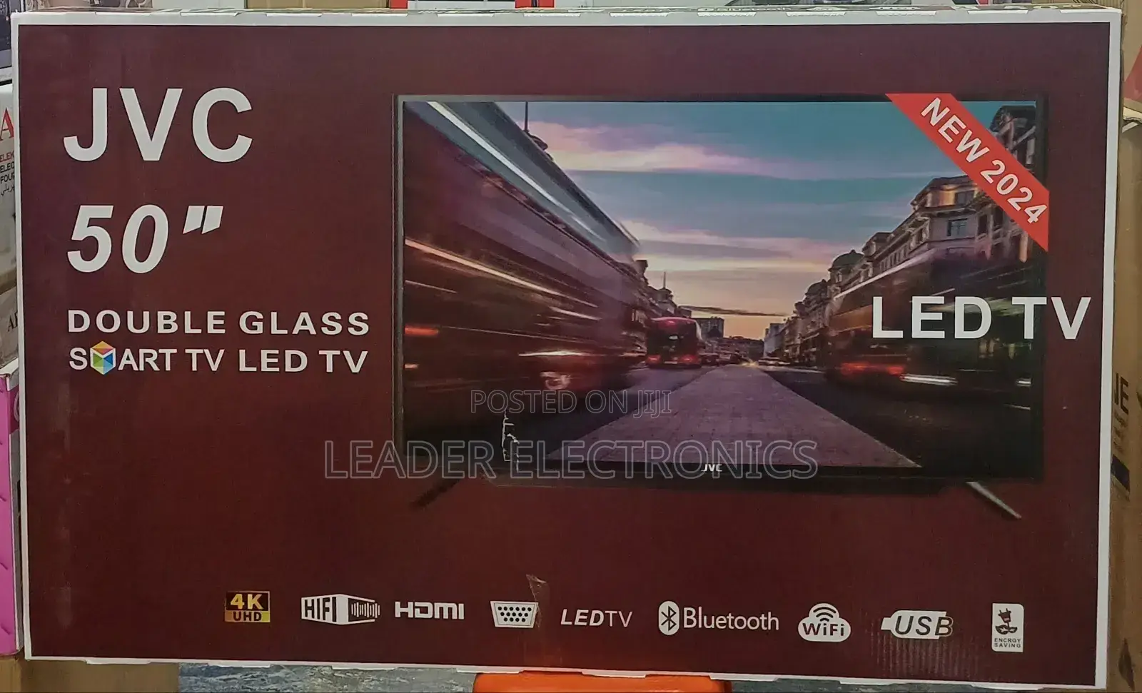 JVC TV 50 Inch Smart Android 4 K UHD Original