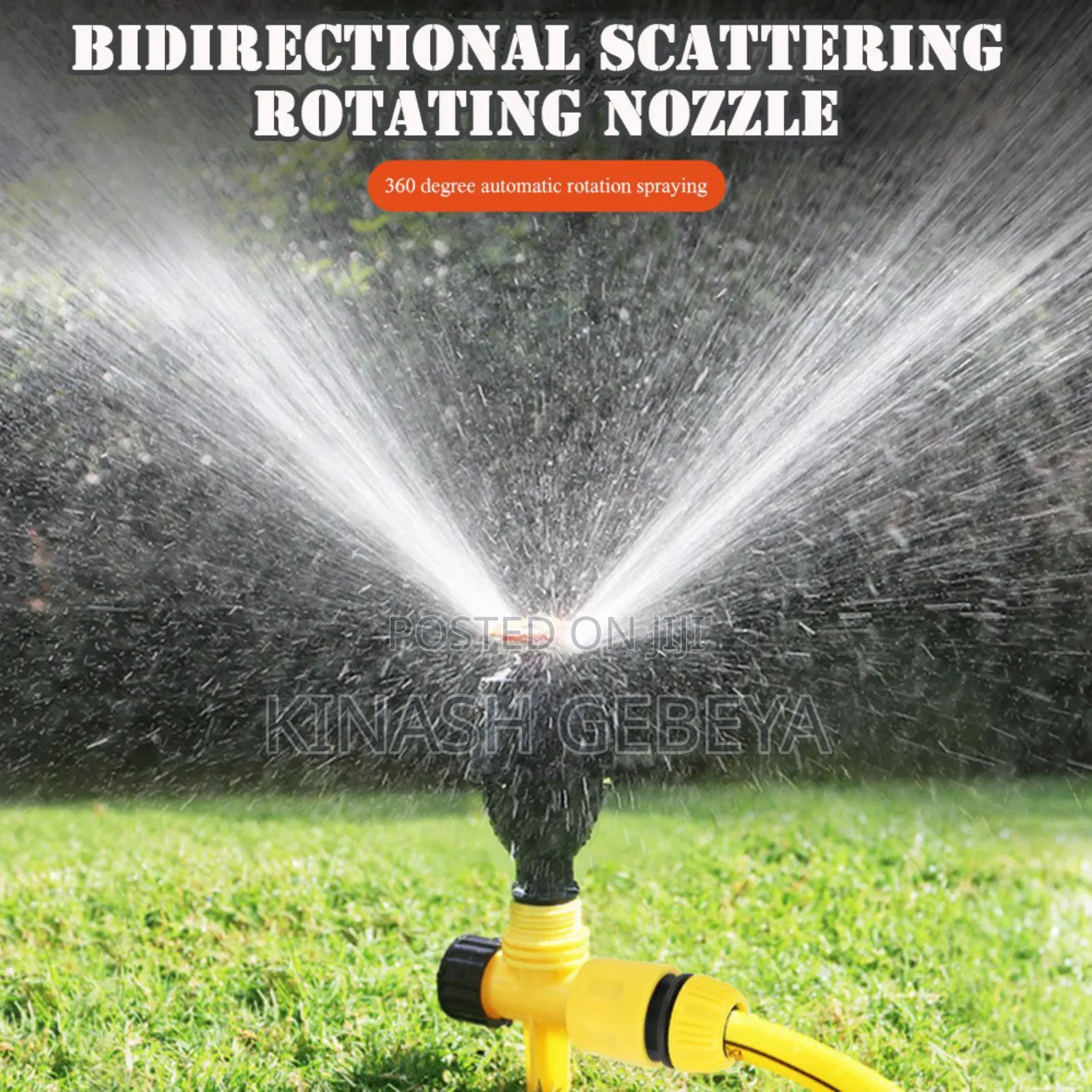 360° Rotating Automatic Water Nozzle(ውሀ ማጠጫ)