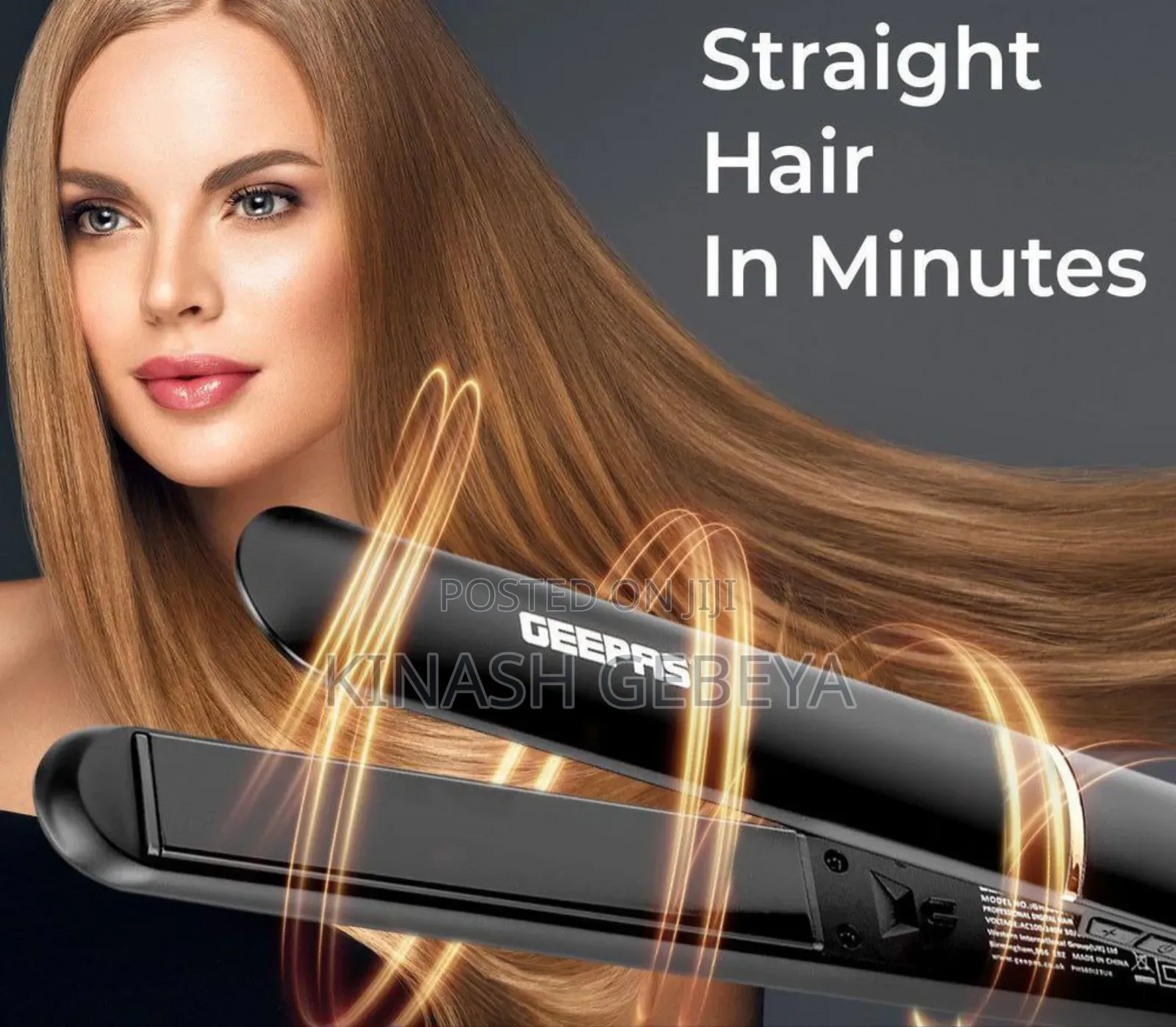 Geepas Proffessional Hair Straightner(የፀጉር ፓየስትራ)