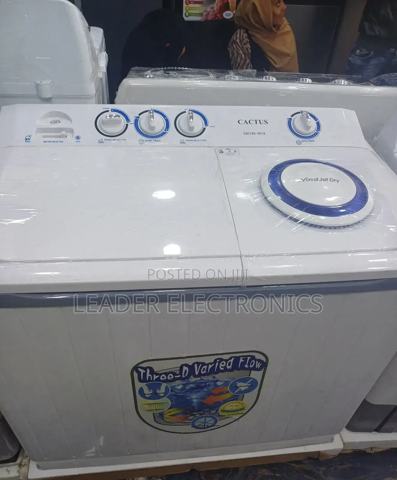 Cactus Washing Machine 18.Kg