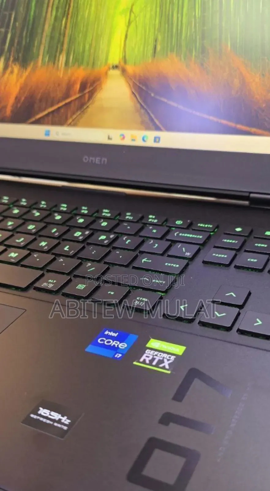 New Laptop HP Omen 17 16GB Intel Core I7 SSD 1T