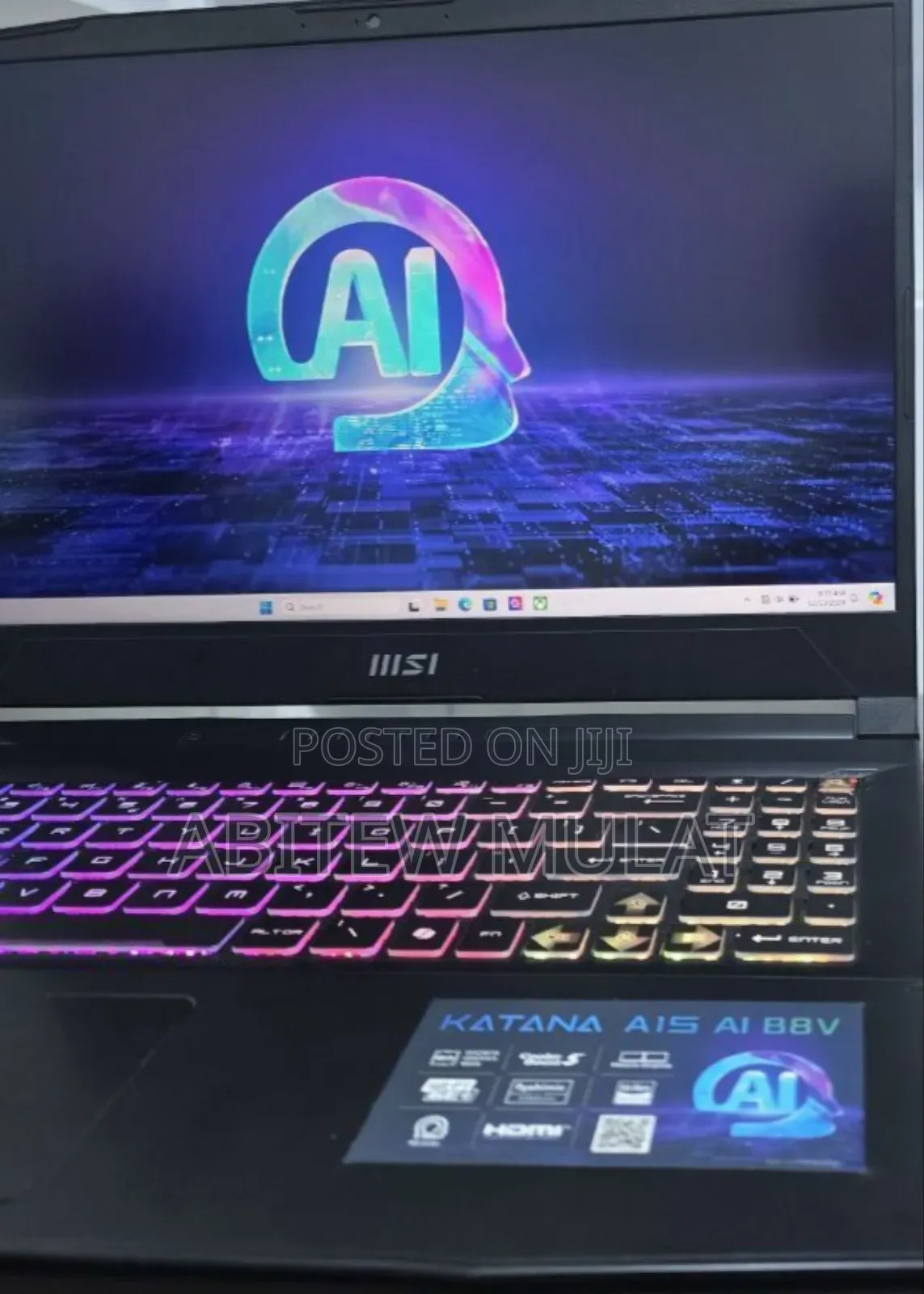 New Laptop MSI Katana 15 16GB AMD Ryzen 7 SSD 1T