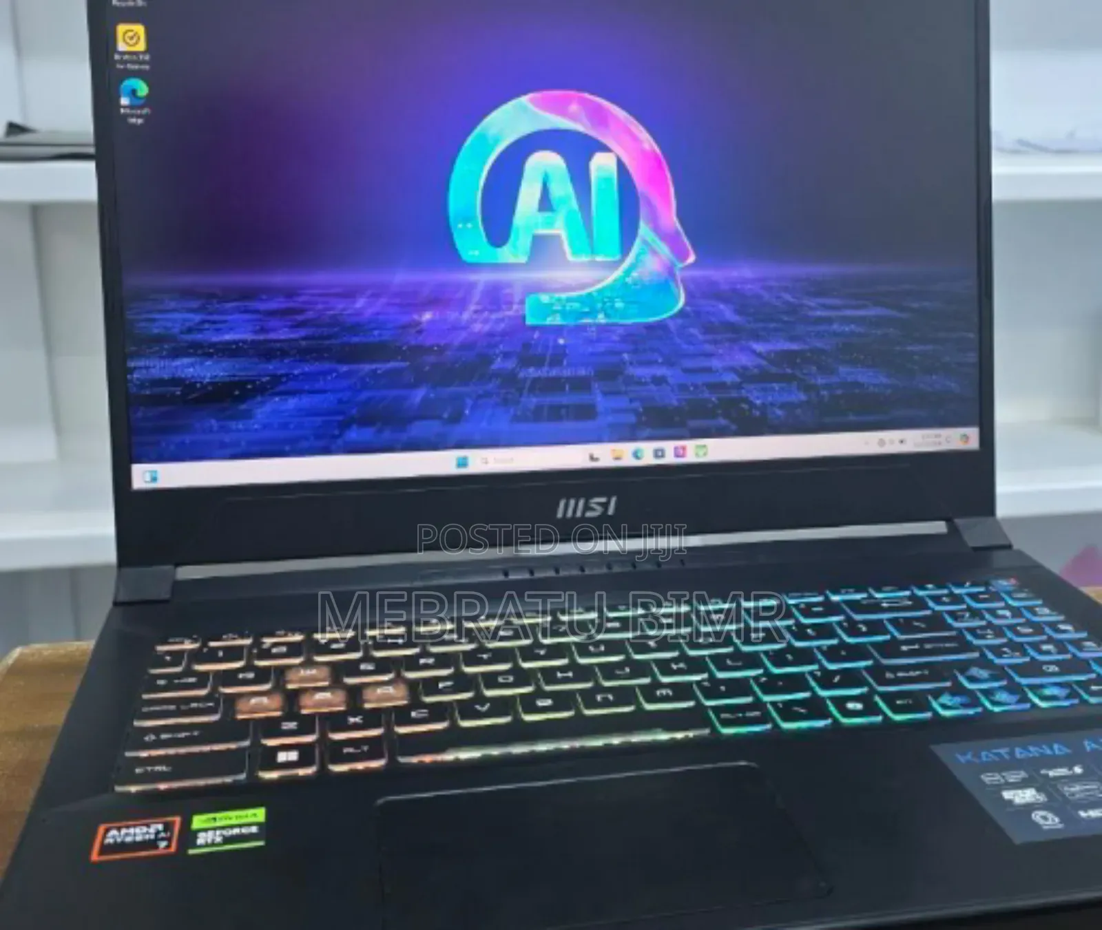 New Laptop MSI Katana 15 16GB AMD Ryzen 7 SSD 1T