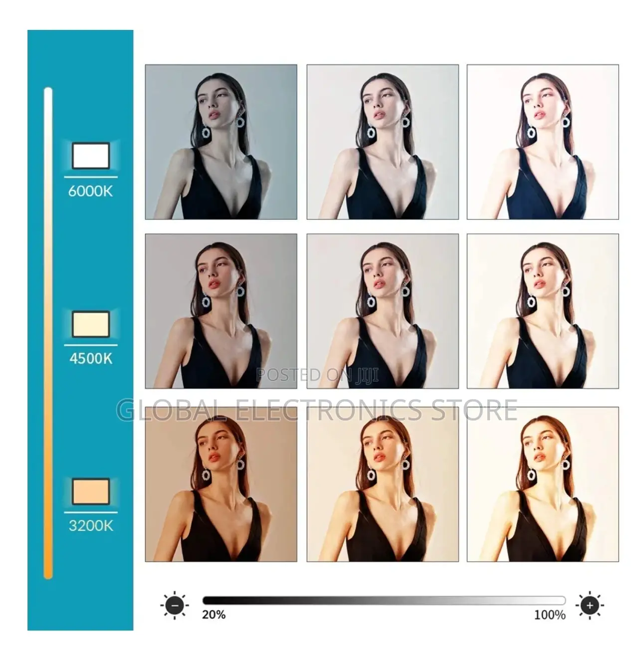 Professional Studio Fill Lights (RGB and LED) With Stand 2M