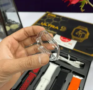 Original 2024 Version Ultra-9 Smart Watch ከ7 መቀያየሪያ ማሰሪያ ጋር