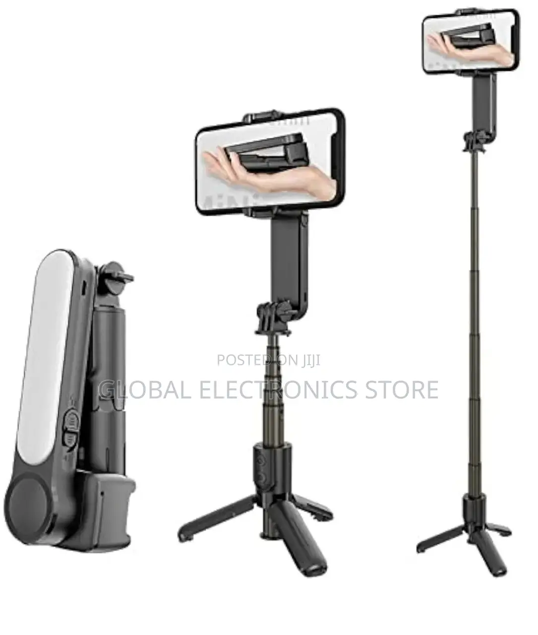 Gimbal + Tripod + Telescopic Pole + Fill Light