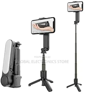 Gimbal + Tripod + Telescopic Pole + Fill Light