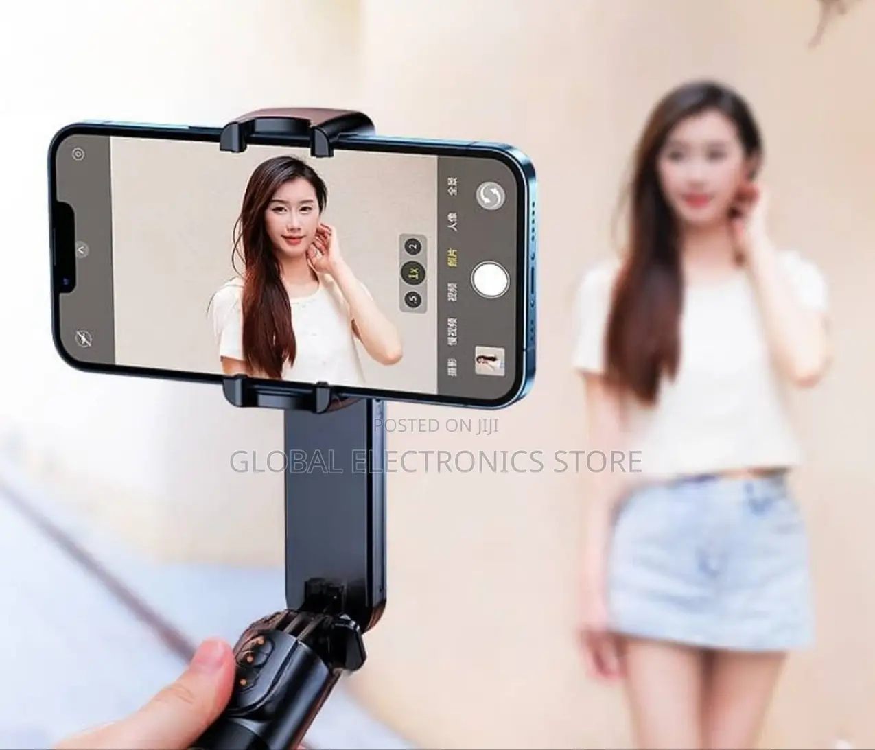 Gimbal + Tripod + Telescopic Pole + Fill Light