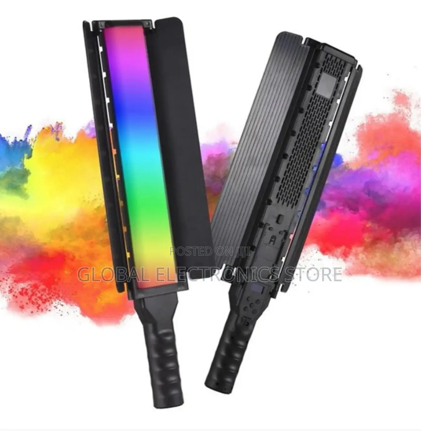 Portable RGB LED Stick Light Light (Removable Barndoor)