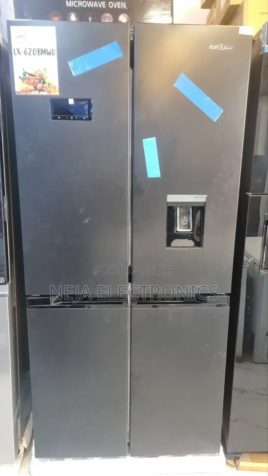 Eurolux Refrigerator 4door Bottem Freezes 469-Lt Deliver