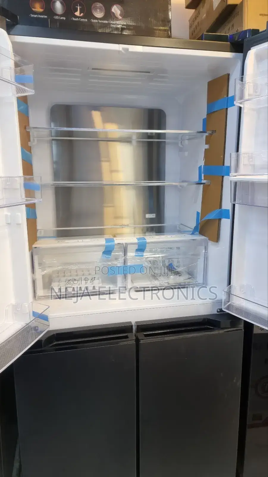 Eurolux Refrigerator 4door Bottem Freezes 469l Free Deliver