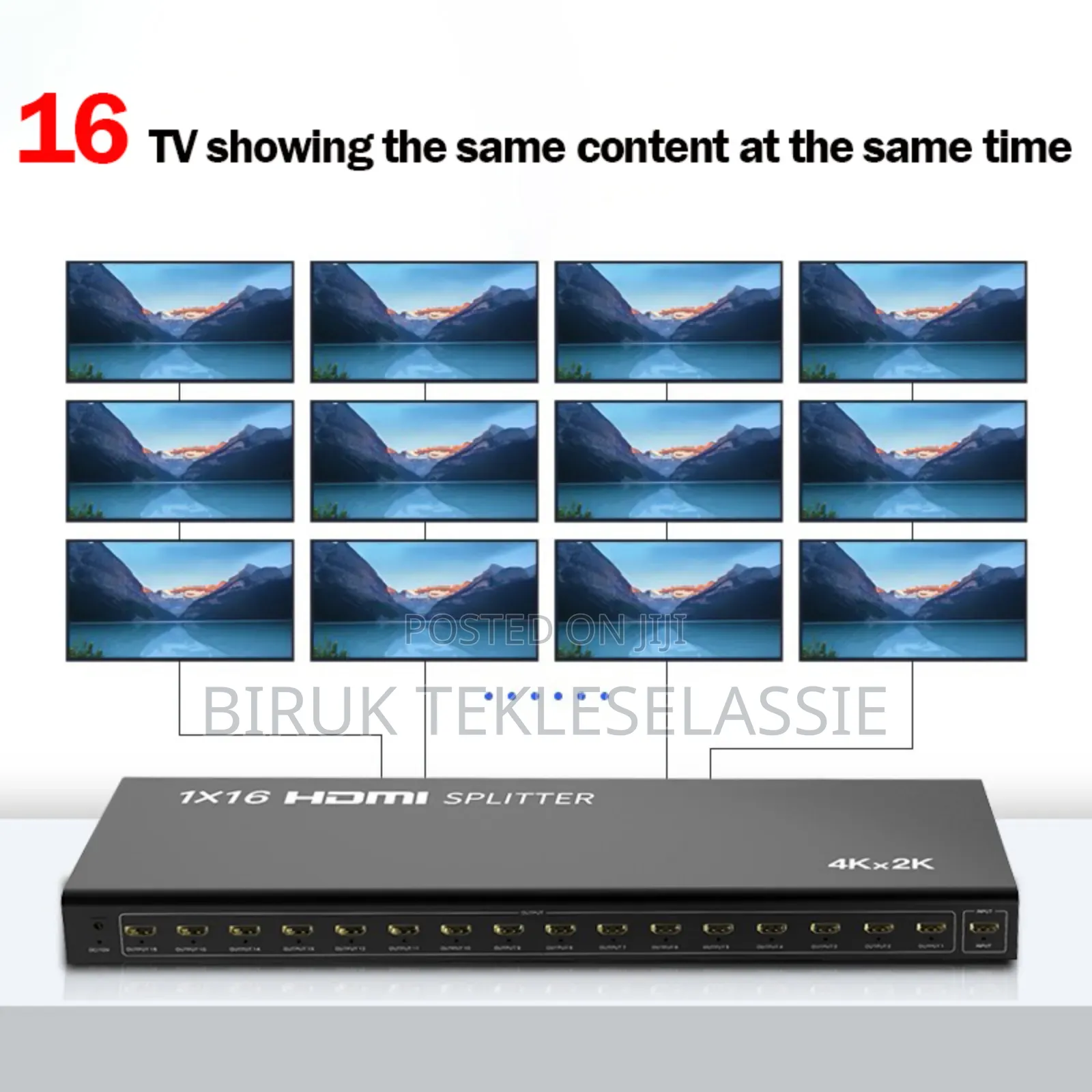 Splitter Hdmi by 2,4,8 16 Port