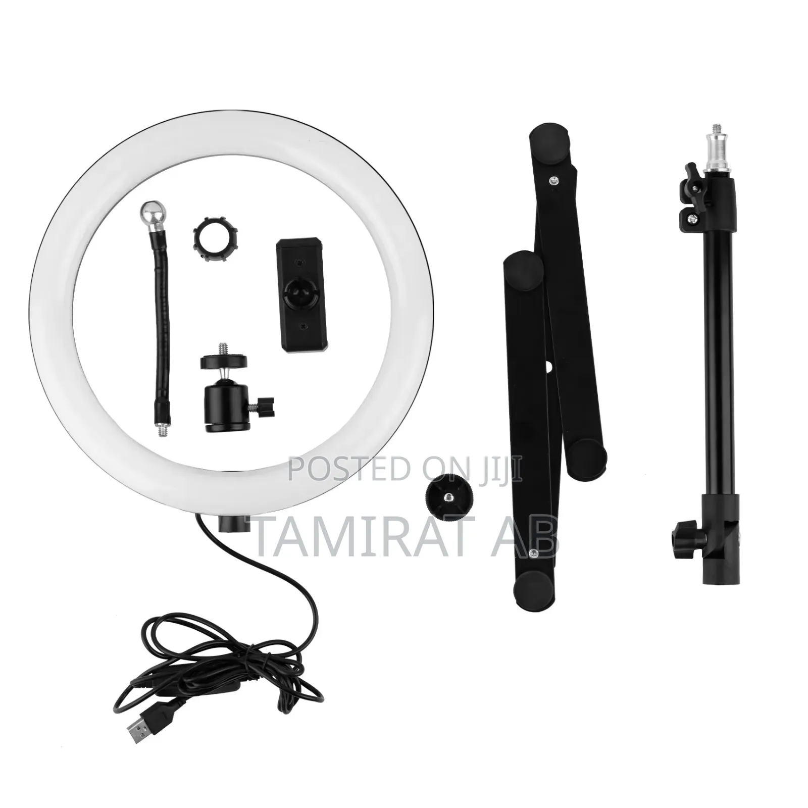 10-Inch Top Shot Fill Ring Light With Table Stand for Phone