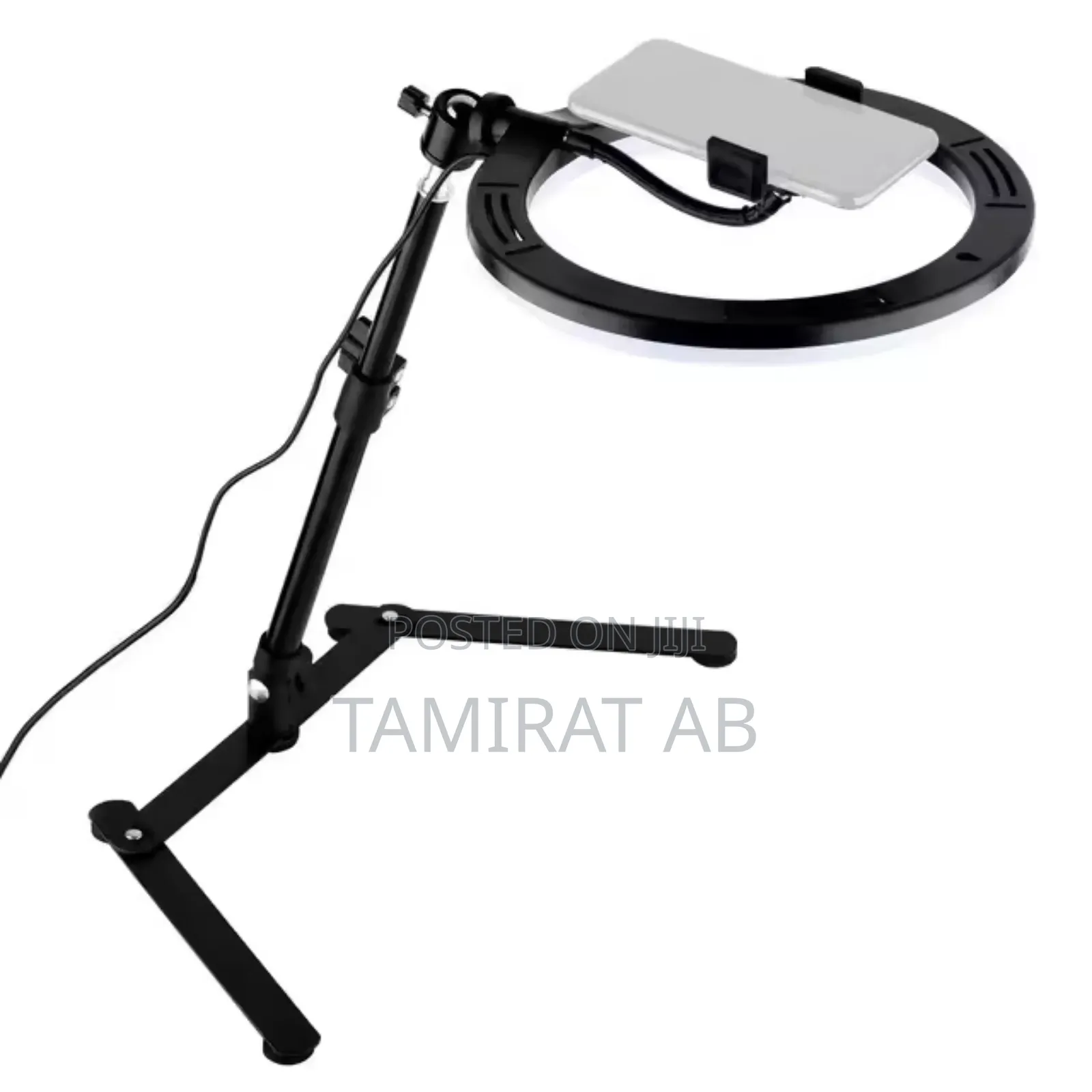 10-Inch Top Shot Fill Ring Light With Table Stand for Phone