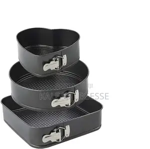 ባለ 3 የተለያዬ የኬክ ቅርፅ ማውጫ መጋገሪያ