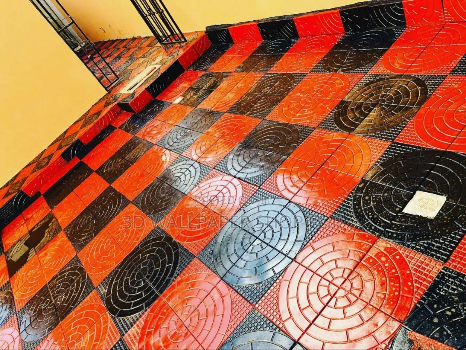 የቴራዝ ቀለም ቅብ / Terrazzo Painting