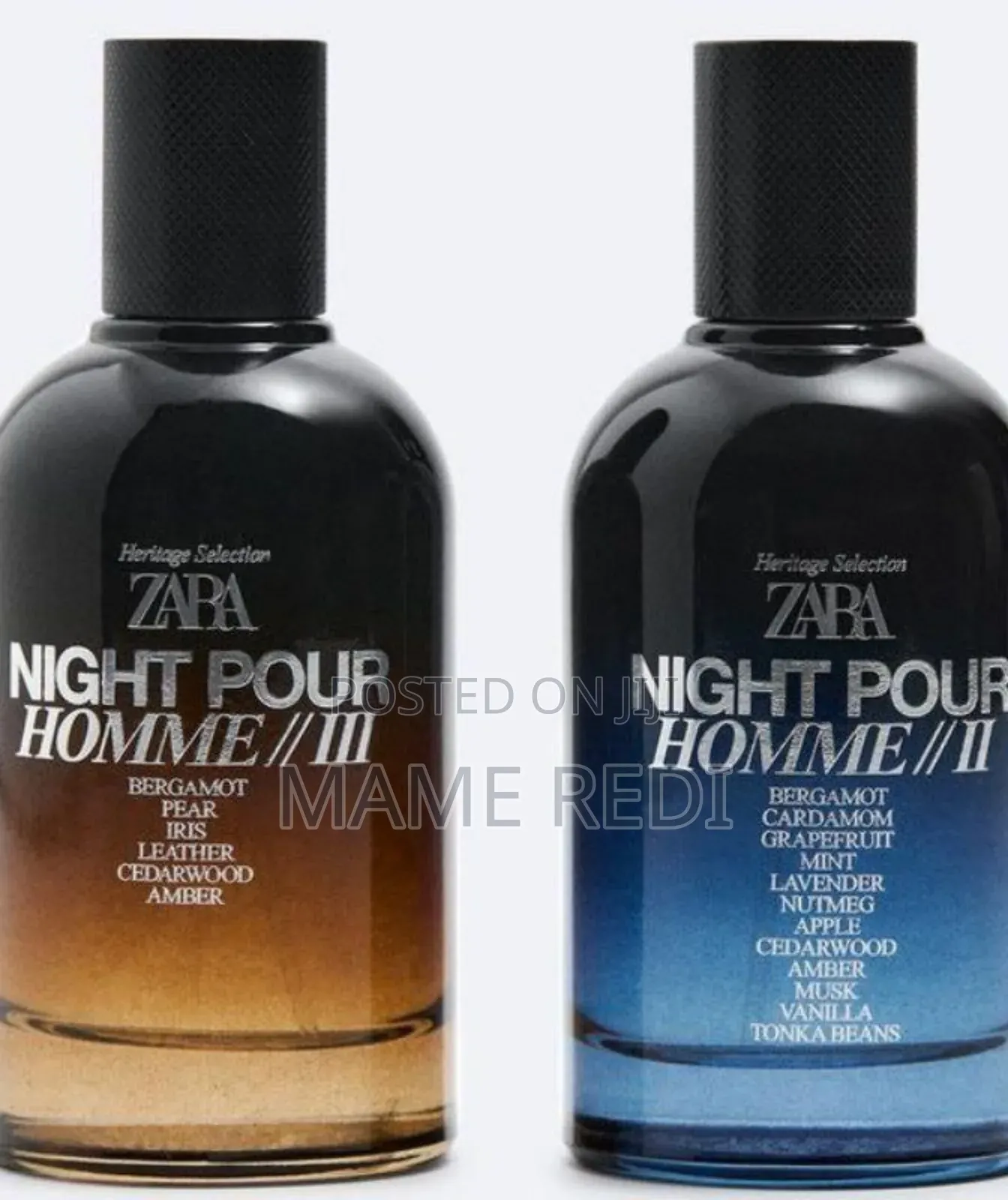 Zara Heritage Collection Tobacco,Vanilla,Night for Him