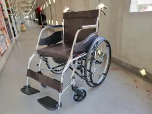 Toilet Wheelchair逃wheelchair史ዊልቼር፦Aluminum Helper Wheelchair