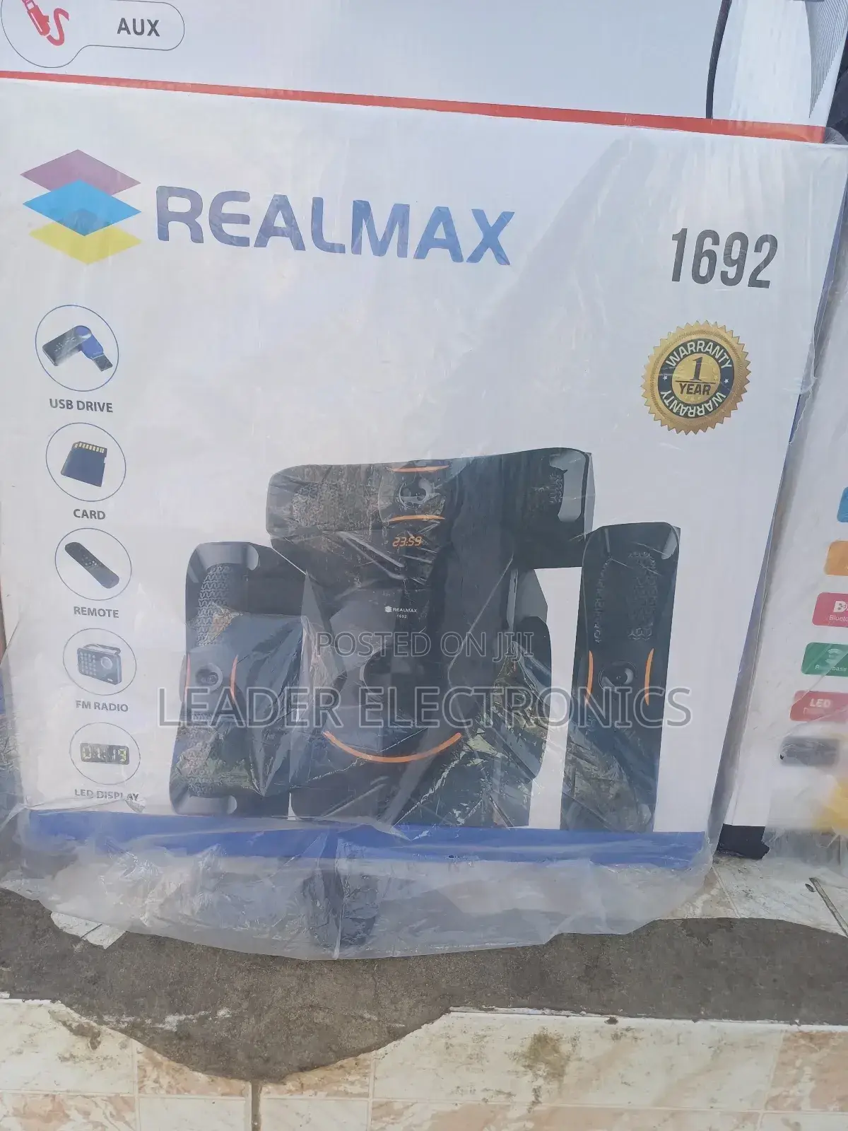 Real Max 3.1ch Multimedia Speaker