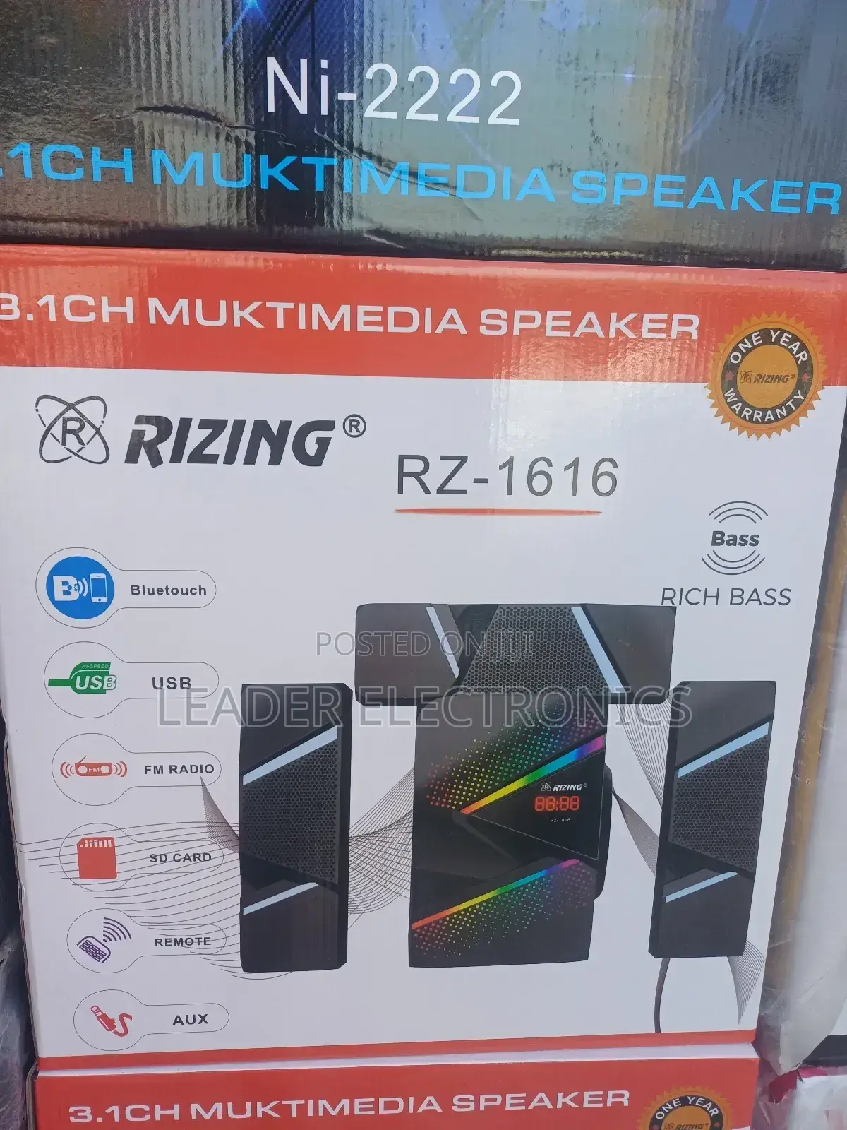 Rasing 3.1ch Multimedia Speaker
